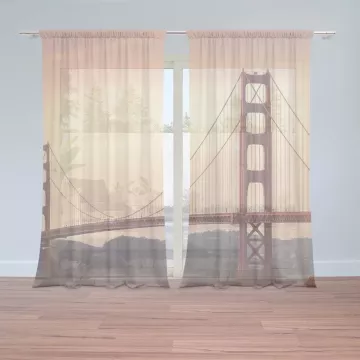 Záclony Golden Gate 2: 2 ks - 150x250 cm - Sablio