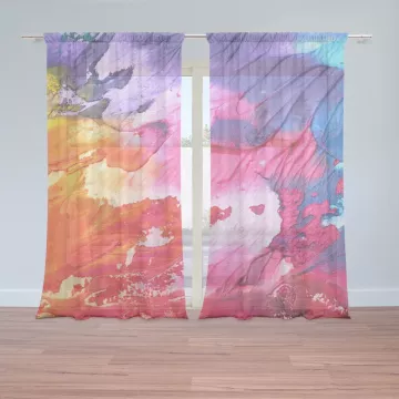 Záclony Barvy: 2 ks - 150x250 cm - Sablio