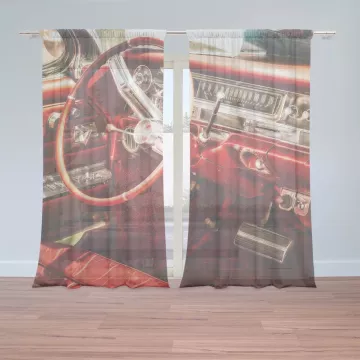 Záclony Interiér automobilu: 2 ks - 150x250 cm - Sablio