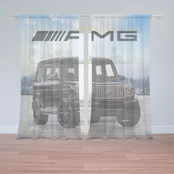 Záclony AMG auto: 2 ks - 150x250 cm - Sablio