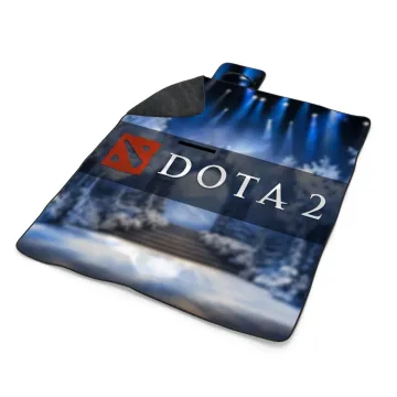 Plážová deka DOTA 2 Modrá: 200x140 cm