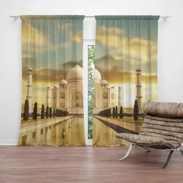 Závěsy Taj Mahal: 2 ks - 140x250 cm - Sablio