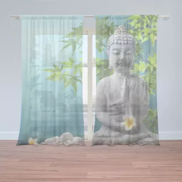 Záclony Buddha: 2 ks - 150x250 cm - Sablio