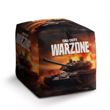 Taburet Kostka Call of Duty Warzone - tank: 40x40x40 cm - Sablio