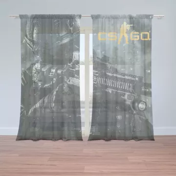 Záclony CS:GO Voják 1: 2 ks - 150x250 cm - Sablio