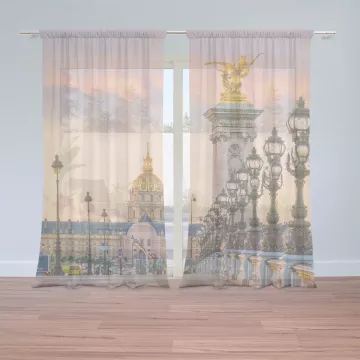 Záclony Paříž Elysejský palác: 2 ks - 150x250 cm - Sablio