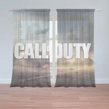 Záclony Call of Duty Bojiště: 2 ks - 150x250 cm - Sablio