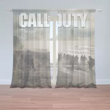 Záclony Call of Duty Normandie: 2 ks - 150x250 cm - Sablio