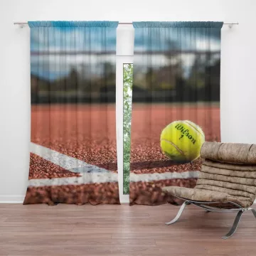 Závěsy Tennis: 2 ks - 140x250 cm - Sablio