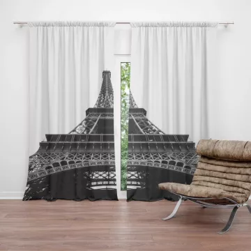 Závěsy Eiffel Tower 4: 2 ks - 140x250 cm - Sablio