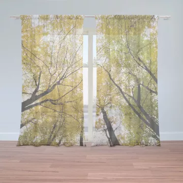 Záclony Koruny stromů: 2 ks - 150x250 cm - Sablio