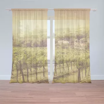 Záclony Vinice: 2 ks - 150x250 cm - Sablio