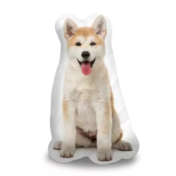 3D polštář ve tvaru Akita Inu