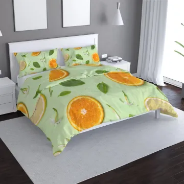 Povlečení Citrus a květ