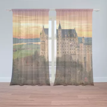 Záclony Hrad: 2 ks - 150x250 cm - Sablio