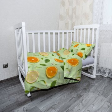 Obliečky do detskej postieľky Citrus a květ