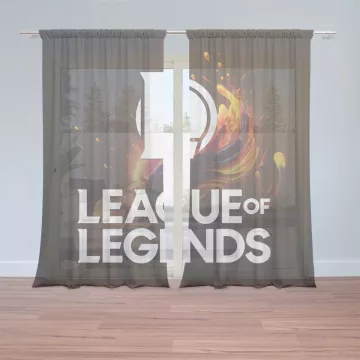 Záclony League of Legends Abstract: 2 ks - 150x250 cm - Sablio