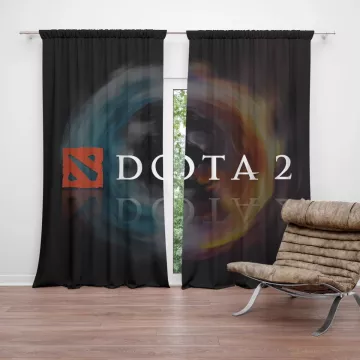 Závěsy DOTA2 Abstract: 2 ks - 140x250 cm - Sablio