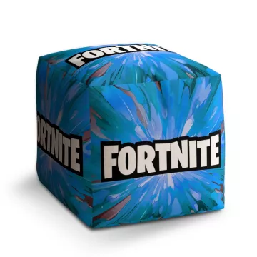 Taburet Kostka FORTNITE modrá: 40x40x40 cm - Sablio